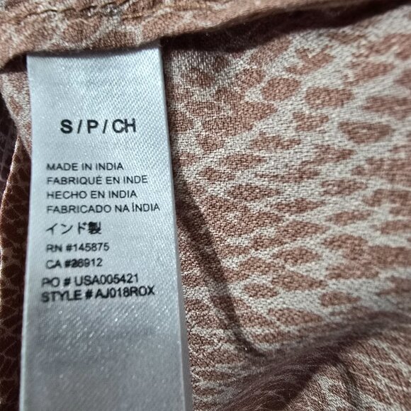 Amuse Society Roxane Romper – Moccasin Snake Print – Size Small - Picture 5 of 5